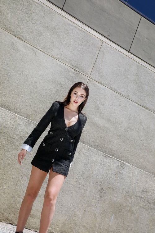 Odette Blazerkleid mit Struktur