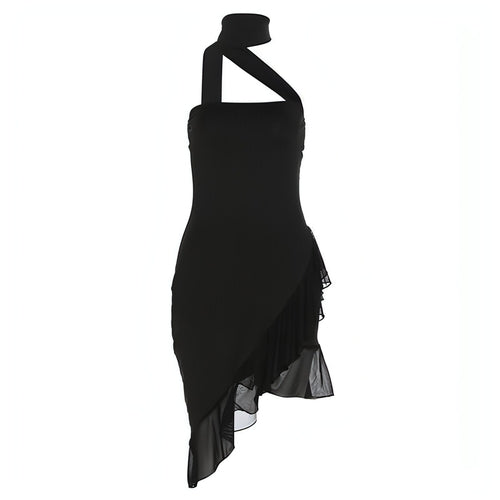 Valérie Schulterfreies Halterkleid