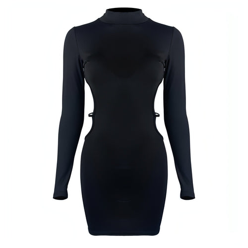 Élodie Midikleid mit Cut-Out-Detail