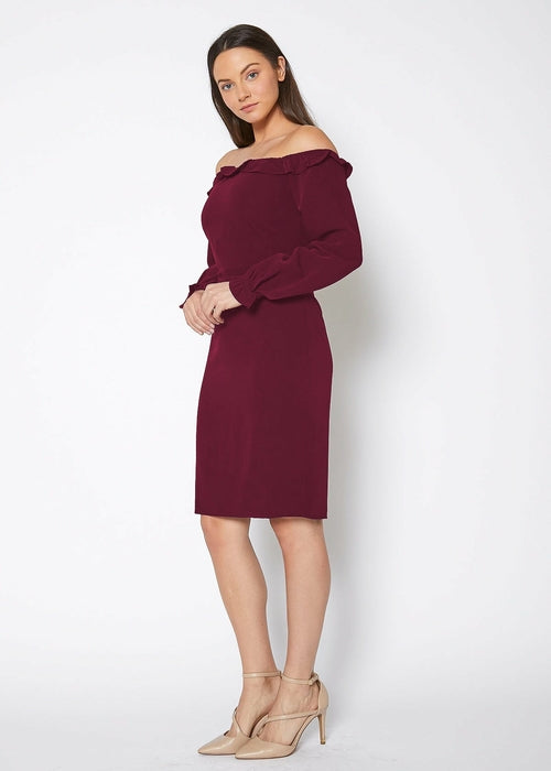 Vivienne Schulterfreies Bodycon-Kleid